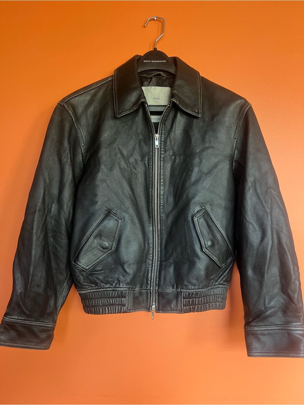 Dunst Genuine Lambskin Leather Jacket